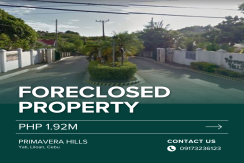 FORECLOSED PROPERTY  – PRIMAVERA HILLS, LILOAN, CEBU